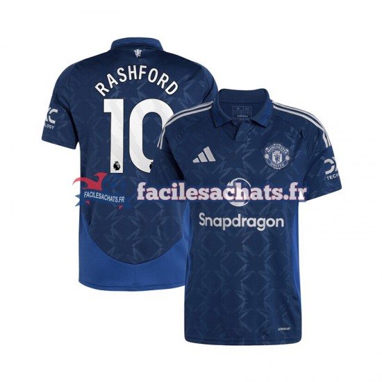 Maillot Manchester United Marcus Rashford 10 2024-2025 Extérieur Homme MC