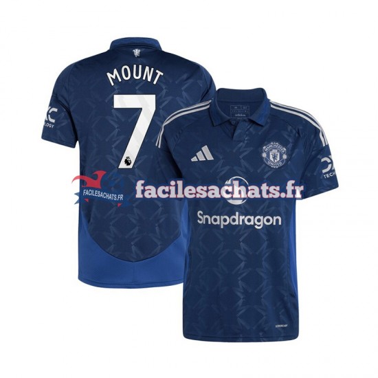 Maillot Manchester United Mason Mount 7 2024-2025 Extérieur Homme MC