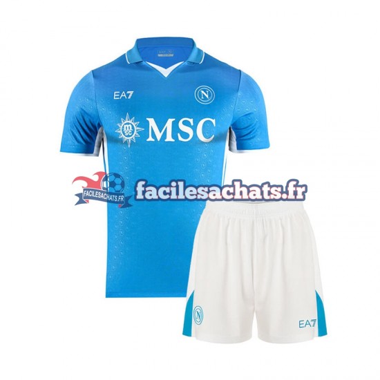 Maillot Naples 2024-2025 Domicile Enfant MC