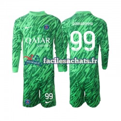 Maillot Paris Saint-Germain Gianluigi Donnarumma 99 2024-2025 Gardien Extérieur Enfant ML Maillot Paris Saint-Germain Gianluigi Donnarumma 99 2024-2025 Gardien Extérieur Enfant ML