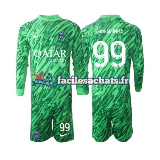 Maillot Paris Saint-Germain Gianluigi Donnarumma 99 2024-2025 Gardien Extérieur Enfant ML