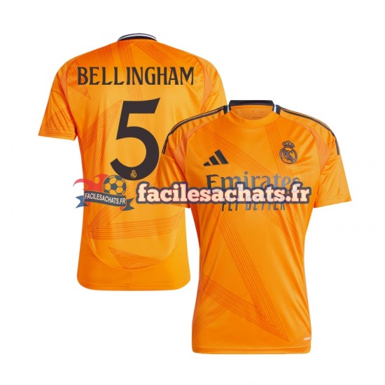 Maillot Real Madrid BELLINGHAM 5 2024-2025 Extérieur Homme MC