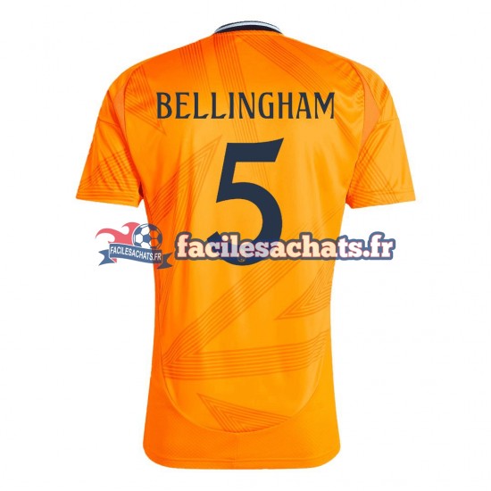 Maillot Real Madrid BELLINGHAM 5 2024-2025 Extérieur Homme MC