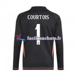 Maillot Real Madrid Thibaut Courtois 1 2024-2025 Gardien Extérieur Homme MC