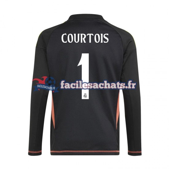 Maillot Real Madrid Thibaut Courtois 1 2024-2025 Gardien Extérieur Homme MC