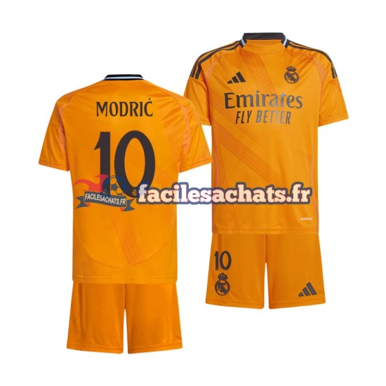 Maillot Real Madrid Modric 10 2024-2025 Extérieur Enfant MC