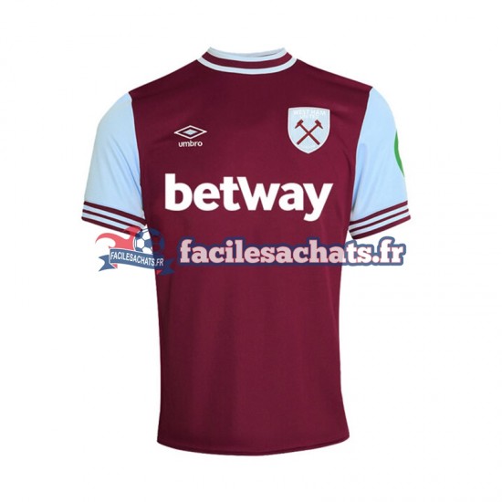 Maillot West Ham United 2024-2025 Domicile Homme MC