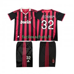Maillot AC Milan BECKHAM 32 Retro 2009 2010 Domicile Enfant MC