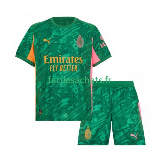 Maillot AC Milan 2025-2026 Gardien Extérieur Enfant MC