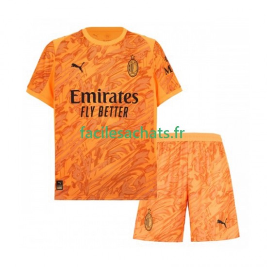 Maillot AC Milan 2025-2026 Gardien 3ème Enfant MC