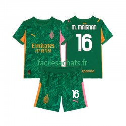 Maillot AC Milan Mike Maignan 16 2025-2026 Gardien Extérieur Enfant MC