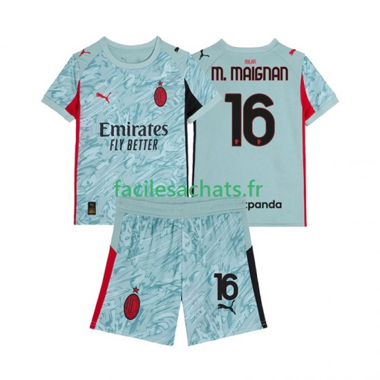Maillot AC Milan Mike Maignan 16 2025-2026 Gardien Domicile Enfant MC