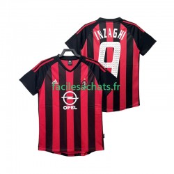 Maillot AC Milan INZAGHI 9 Retro 2002 2003 Domicile Homme MC
