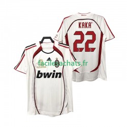 Maillot AC Milan KAKA 22 Retro 2006 2007 Extérieur Homme MC