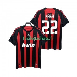 Maillot AC Milan KAKA 22 Retro 2008 2009 Domicile Homme MC