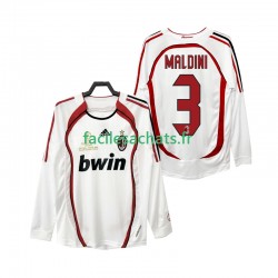 Maillot AC Milan MALDINI 3 Retro 2006 2007 Extérieur Homme ML