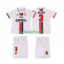 Maillot AC Milan MALDINI 3 Retro 1996 1997 Extérieur Enfant MC