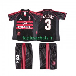 Maillot AC Milan MALDINI 3 Retro 1998 1999 3ème Enfant MC