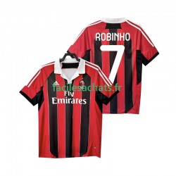 Maillot AC Milan ROBINHO 7 Retro 2012 2013 Domicile Homme MC