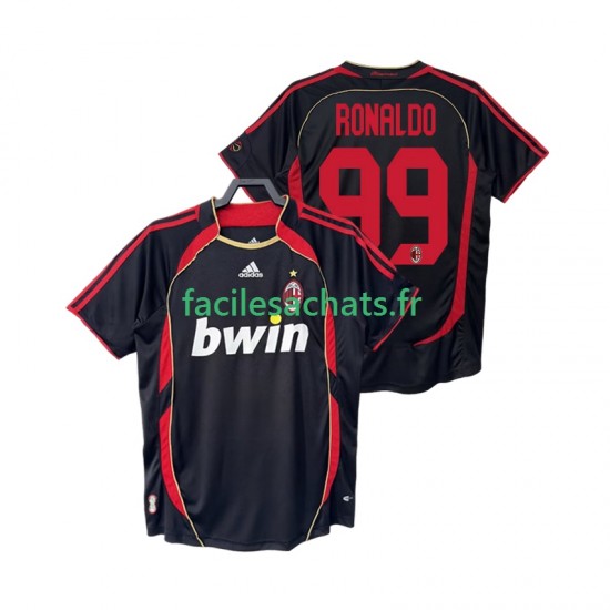 Maillot AC Milan RONALDO 99 Retro 2006 2007 3ème Homme MC