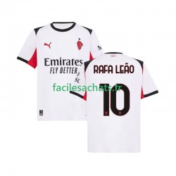 Maillot AC Milan Rafael Leao 10 2025-2026 Extérieur Homme MC
