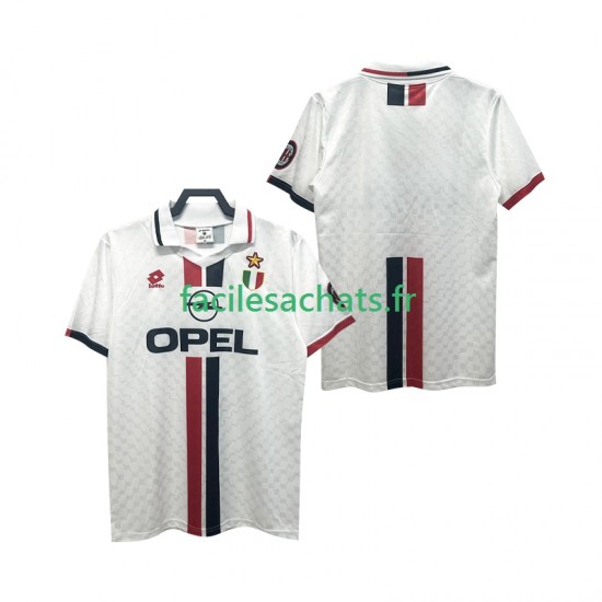 Maillot AC Milan Retro 1996 1997 Extérieur Homme MC