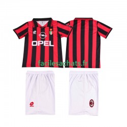 Maillot AC Milan Retro 1996 1997 Domicile Enfant MC