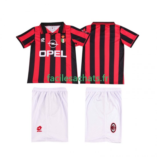 Maillot AC Milan Retro 1996 1997 Domicile Enfant MC