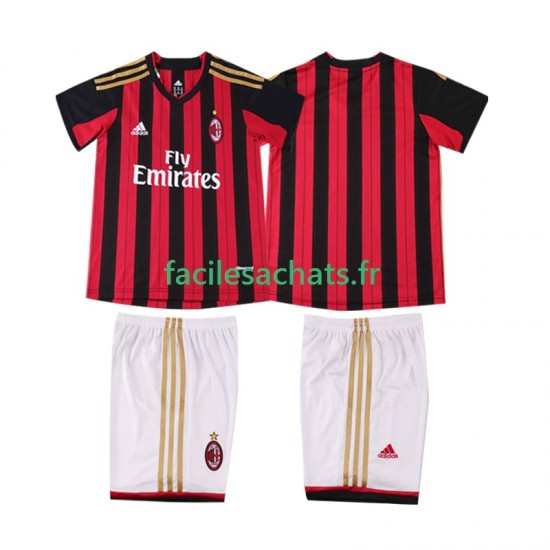 Maillot AC Milan Retro 2013 2014 Domicile Enfant MC