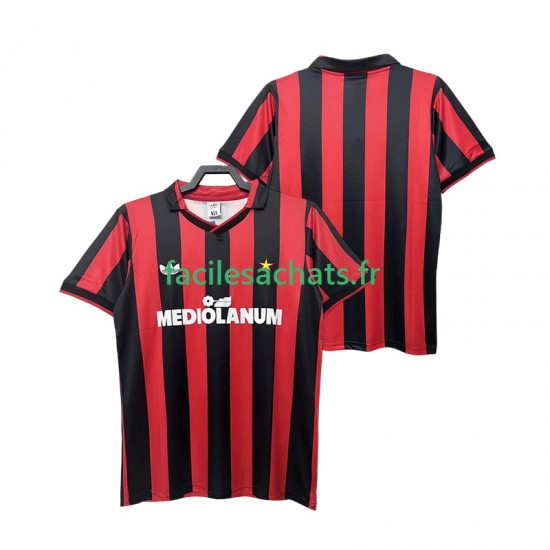 Maillot AC Milan Retro 1990 1991 Domicile Homme MC