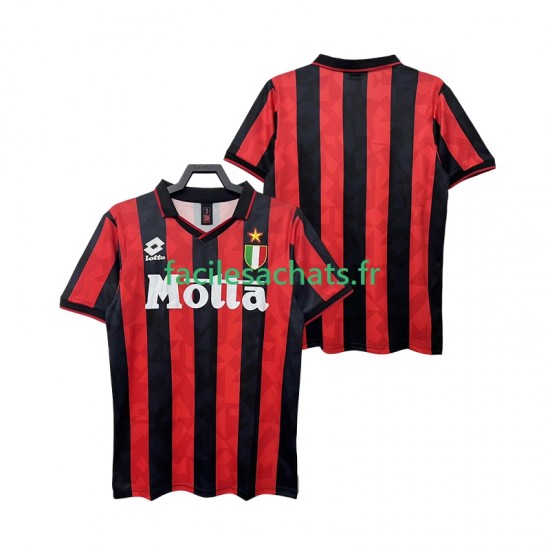 Maillot AC Milan Retro 1993 1994 Domicile Homme MC