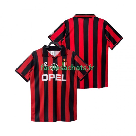 Maillot AC Milan Retro 1996 1997 Domicile Homme MC