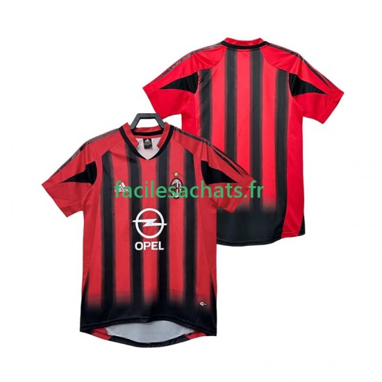 Maillot AC Milan Retro 2004 2005 Domicile Homme MC
