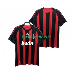 Maillot AC Milan Retro 2008 2009 Domicile Homme MC