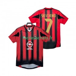 Maillot AC Milan SHEVCHENKO 7 Retro 2004 2005 Domicile Homme MC