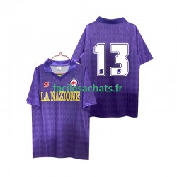 Maillot Fiorentina 13 Retro 1989 1990 Domicile Homme MC