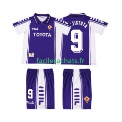Maillot Fiorentina BASTUTA 9 Retro 1999 2000 Domicile Enfant MC