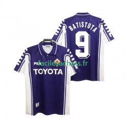 Maillot Fiorentina BASTUTA 9 Retro 1999 2000 Domicile Homme MC