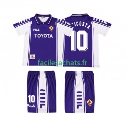 Maillot Fiorentina RUI COSTA 10 Retro 1999 2000 Domicile Enfant MC