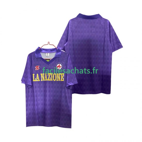 Maillot Fiorentina Retro 1989 1990 Domicile Homme MC