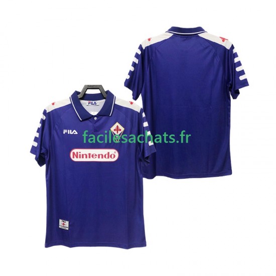 Maillot Fiorentina Retro 1998 1999 Domicile Homme MC