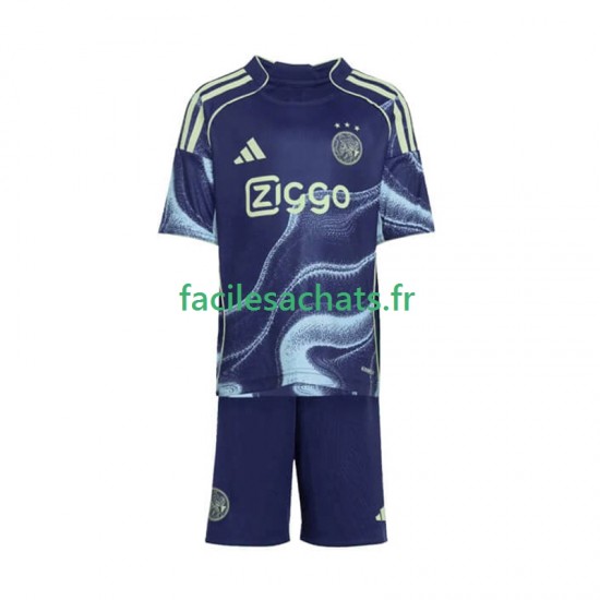 Maillot Ajax Amsterdam 2025-2026 Extérieur Enfant MC