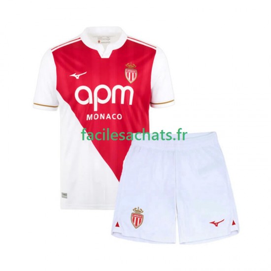 Maillot AS Monaco 2025-2026 Domicile Enfant MC