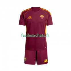 Maillot AS Rome 2025-2026 Domicile Enfant MC