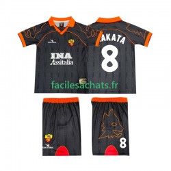 Maillot AS Rome NAKATA 8 Retro 1999 2000 Extérieur Enfant MC