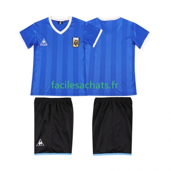 Maillot Argentine Retro 1986 Extérieur Enfant MC