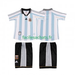 Maillot Argentine Retro 1998 Domicile Enfant MC