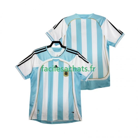 Maillot Argentine Retro 2014 Domicile Homme MC