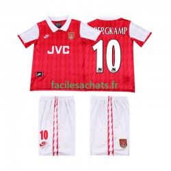Maillot Arsenal BERGKAMP 10 Retro 1994 1996 Domicile Enfant MC