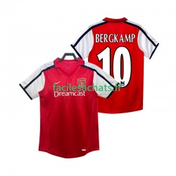 Maillot Arsenal BERGKAMP 10 Retro 2001 2002 Domicile Homme MC